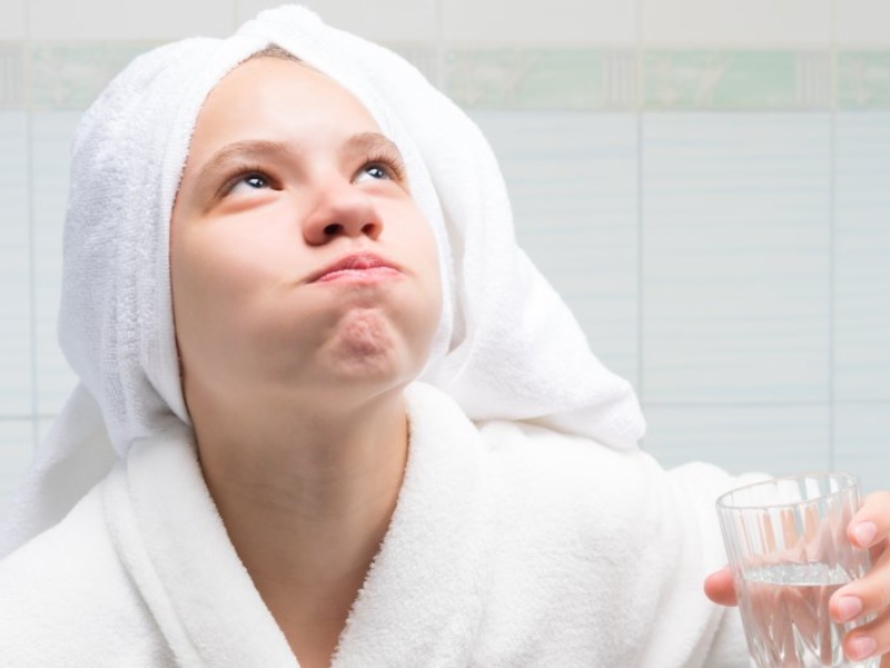 Hãy súc miệng thật sạch để tối ưu hiệu quả làm sạch và giữ hơi thở thơm mát